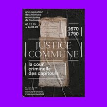 <cite>Justice Commune</cite> exhibition
