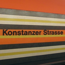 Konstanzer Straße subway station Berlin