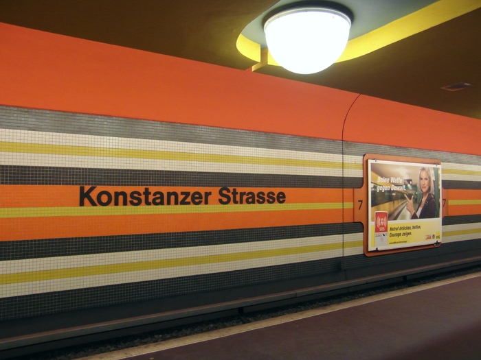 Konstanzer Straße subway station Berlin