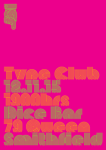 Type Club poster