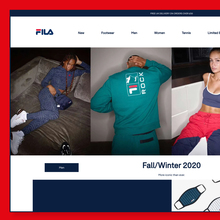 Fila UK website