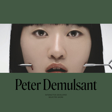 Peter Demulsant portfolio website