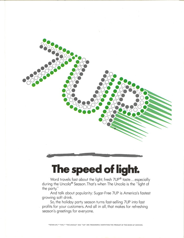 7UP ad from 1977.