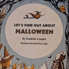 <cite>Let’s Find Out About Halloween</cite> by Paulette Cooper