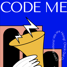 Code Me recruitment poster