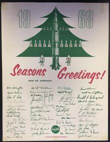 Apollo-8 1968 Seasons greetings poster