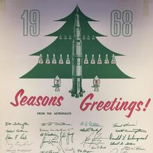 Apollo-8 1968 Seasons greetings poster