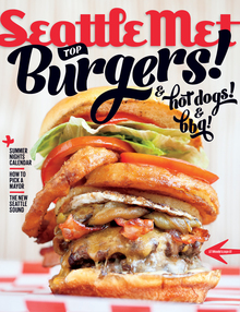 <cite>Seattle Met</cite> July 2013 Cover, Top Burgers