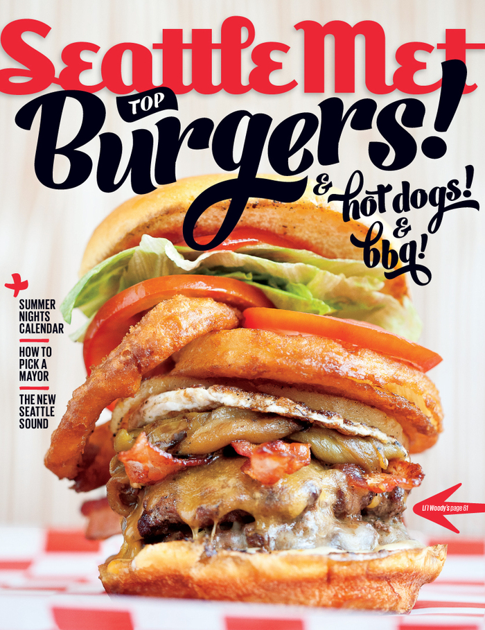 Seattle Met July 2013 Cover, Top Burgers