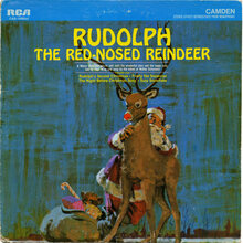 <cite>Rudolph The Red-Nosed Reindeer</cite> album art