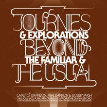 “Journies &amp; Explorations Beyond The Familiar &amp; The Usual” poster for SubTone