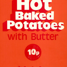 “Hot Baked Potatoes” poster, British Rail