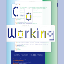 <cite>Coworking. Another world is happening</cite> <cite>Coworking. Another world is happening</cite>