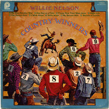 Willie Nelson – <cite>Country Winners</cite> album art