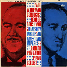 <cite>Paul Whiteman Conducts George Gershwin </cite>album art