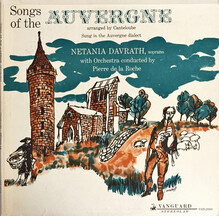 <cite>Songs of the Auvergne,</cite> vol. 1 and 2 album art