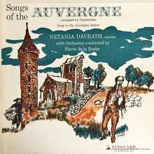 <cite>Songs of the Auvergne,</cite> vol. 1 and 2 album art