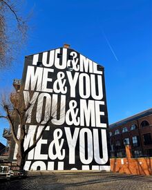 “YOU&amp;ME&amp;ME&amp;YOU” mural