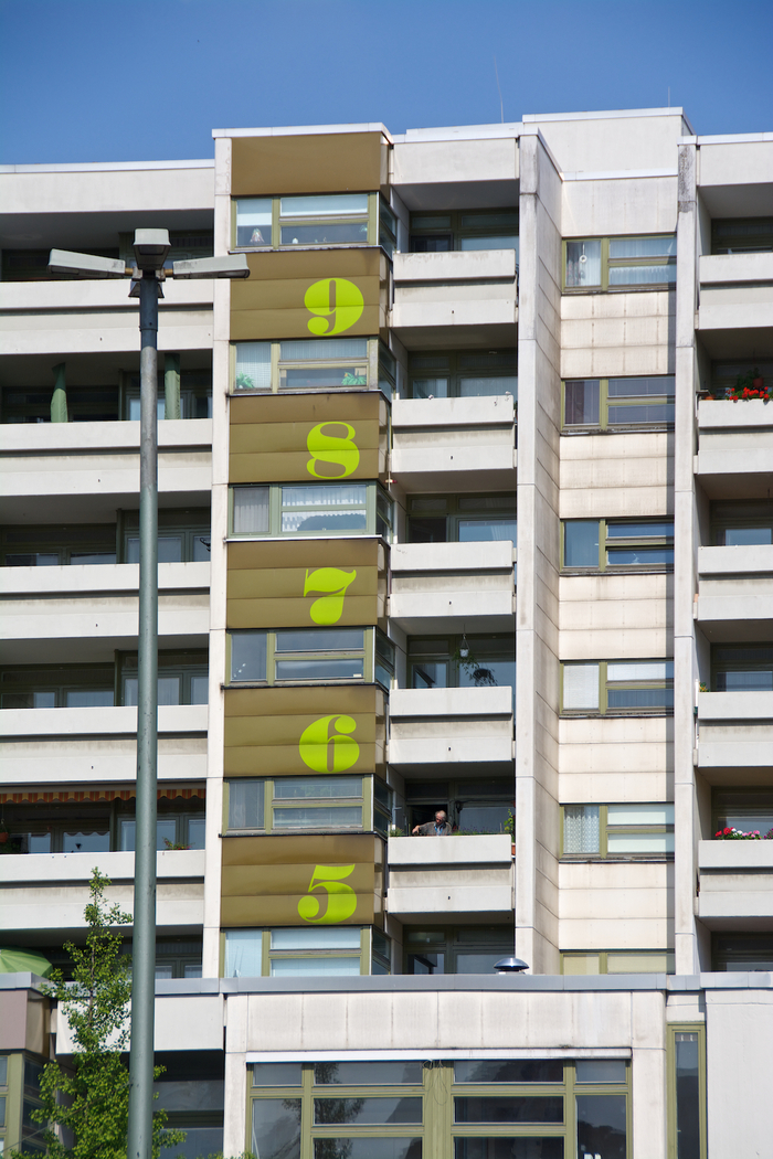Floor numbers, Richard-Wagner-Platz, Berlin 1