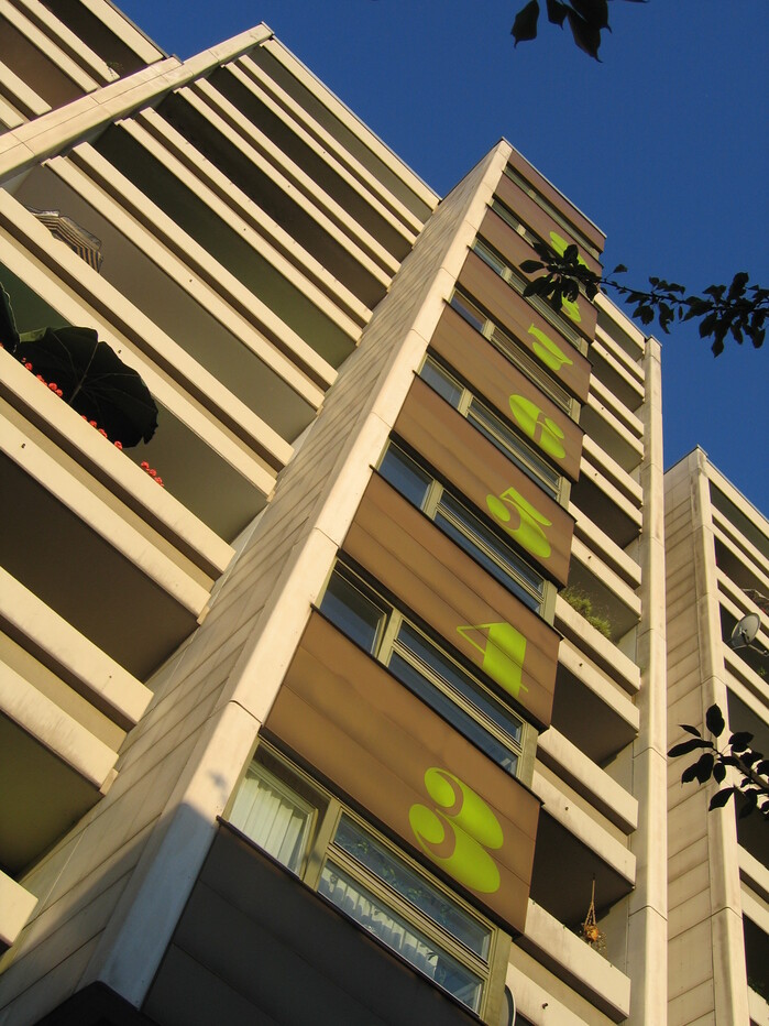 Floor numbers, Richard-Wagner-Platz, Berlin 2