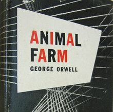 <cite>Animal Farm</cite> by George Orwell (1st US Edition)