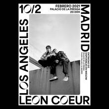 Leon Coeur at Palacio de la Prensa concert poster