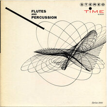 Hal Mooney – <cite>Flutes and Percussion</cite> album art