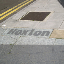 Hoxton &amp; South Shoreditch boundary signs