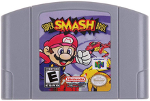 <cite>Super Smash Bros.</cite> (Nintendo 64) logo