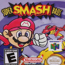 <cite>Super Smash Bros.</cite> (Nintendo 64) logo