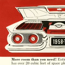1958 Ford Thunderbird Ad