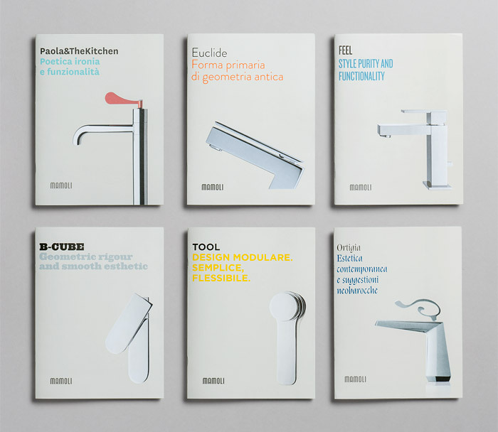 Mamoli product brochures &amp; packaging 9