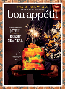<cite>Bon Appétit</cite>, “Special Holiday Issue”, December 2020