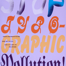 “Stop Typographic Pollution” poster