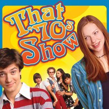 <cite>That ’70s Show</cite> logo, titles, DVDs