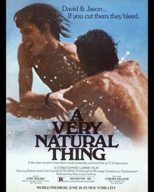 <cite>A Very Natural Thing</cite> (1974) movie poster