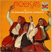 Vic Latauska and His Orchestra – <cite>Polkas</cite> album art