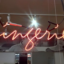 Lingerie Sign at American Apparel