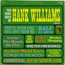 <cite>The Very Best of Hank Williams Vol. 2</cite> album art