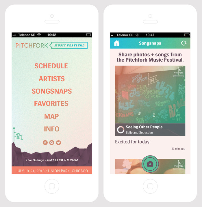 2013 Pitchfork Music Festival App 2
