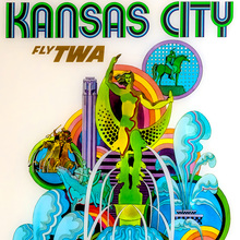 Kansas City poster for TWA