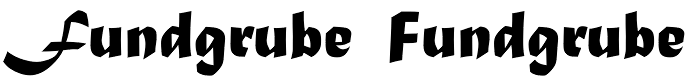Left: Matura MT Script Capitals. Right: Matura with plain caps