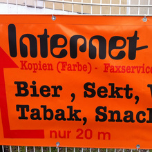 Internet Cafe advertising, Berlin