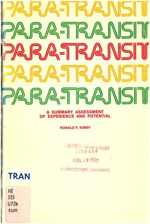 <cite>Para-Transit: Neglected Options for Urban Mobility</cite>