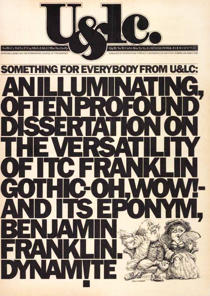 U&lc, Vol. 7 #1, March 1980