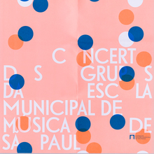 São Paulo Municipal School of Music concert poster