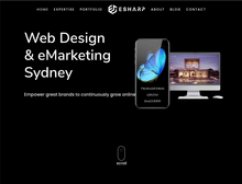 eSharp portfolio website