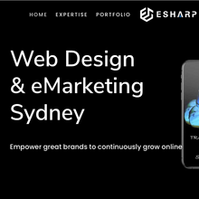 eSharp portfolio website