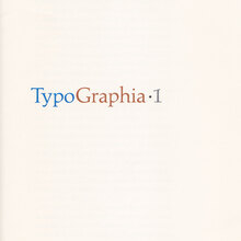 <cite>Typographia·1</cite>, The Adagio Press