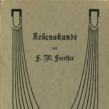 <cite>Lebenskunde</cite> by Friedrich Wilhelm Foerster (Reimer)